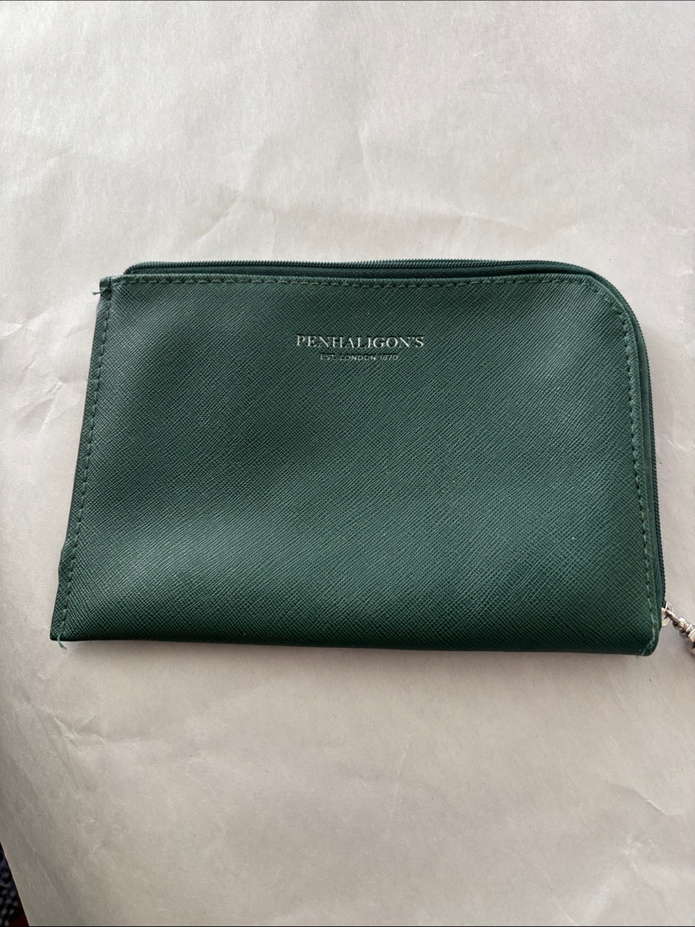 Penhaligon's Forest Green Zip Pouch